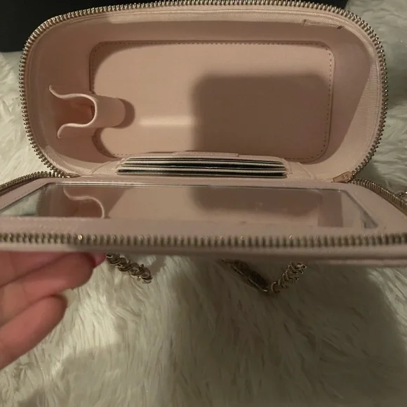 Chanel Light Pink Quilted Vanity Crossbody Bag 22P - Picture 10 of 11